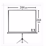 Arriendo Telon Dinon con Tripode